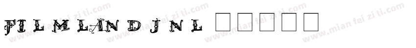 Fi l m lan d j n l字体转换